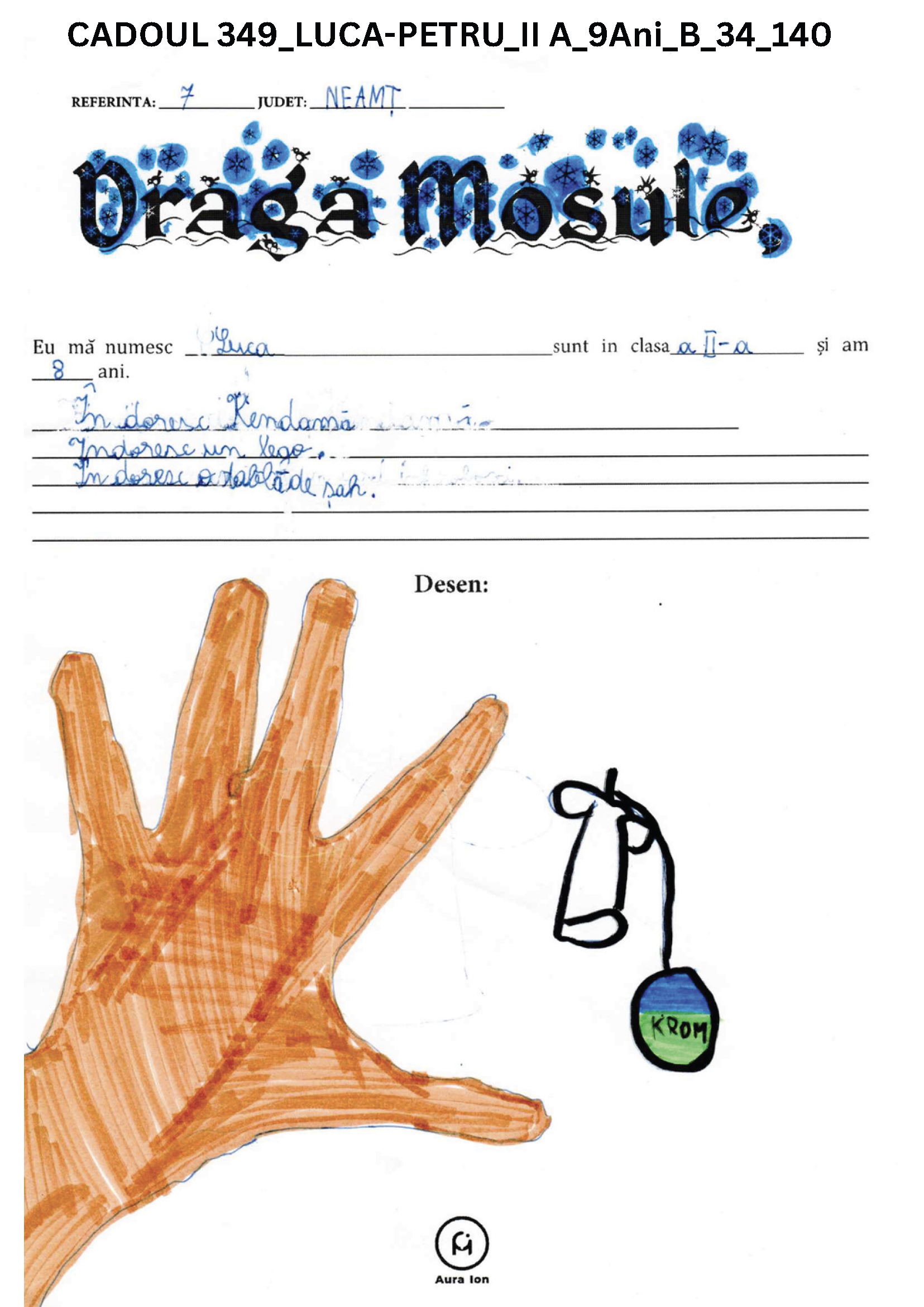 CADOUL 349_LUCA-PETRU_II A_9Ani_B_34_140