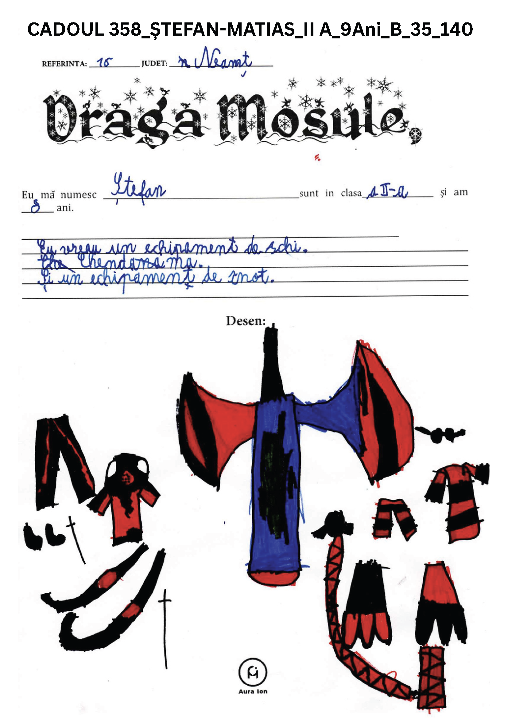 CADOUL 358_ȘTEFAN-MATIAS_II A_9Ani_B_35_140
