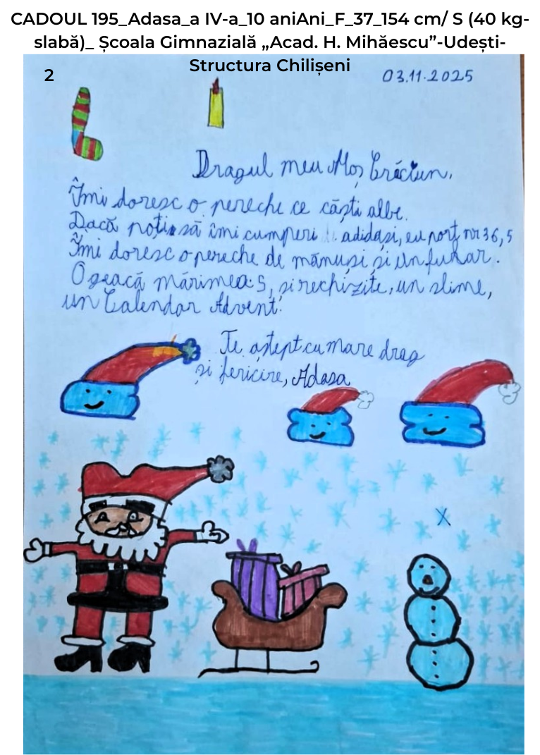 CADOUL 195_Adasa_a IV-a_10 aniAni_F_37_154 cm/ S (40 kg-slabă)