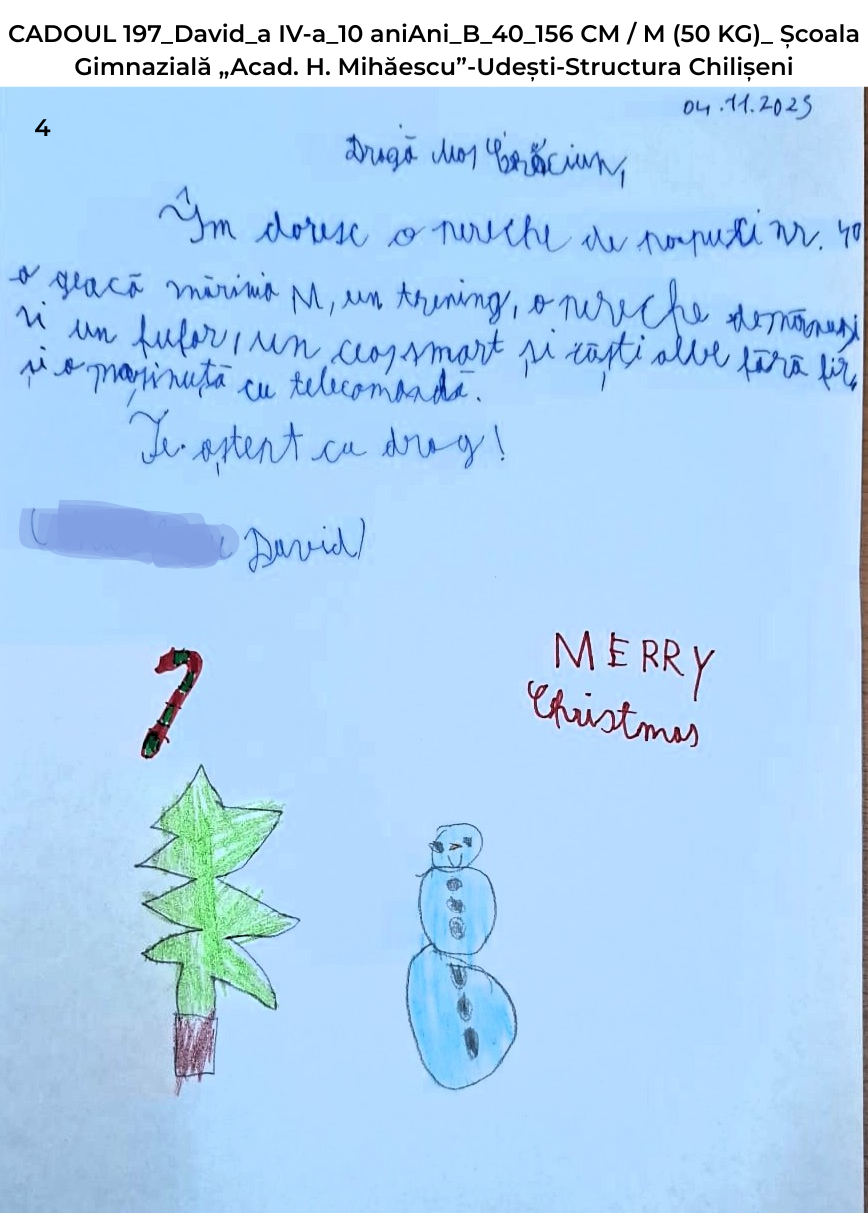 CADOUL 197_David_a IV-a_10 aniAni_B_40_156 CM / M (50 KG)