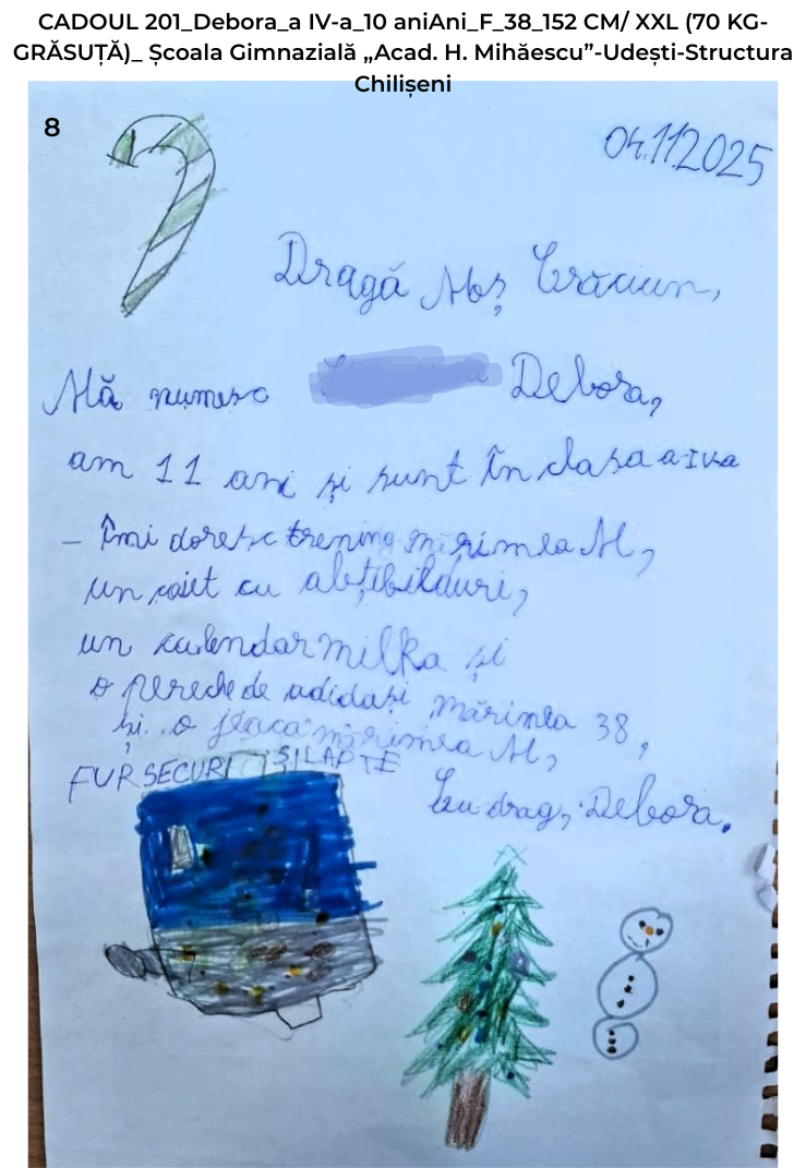 CADOUL 201_Debora_a IV-a_10 aniAni_F_38_152 CM/ XXL (70 KG-GRĂSUȚĂ)