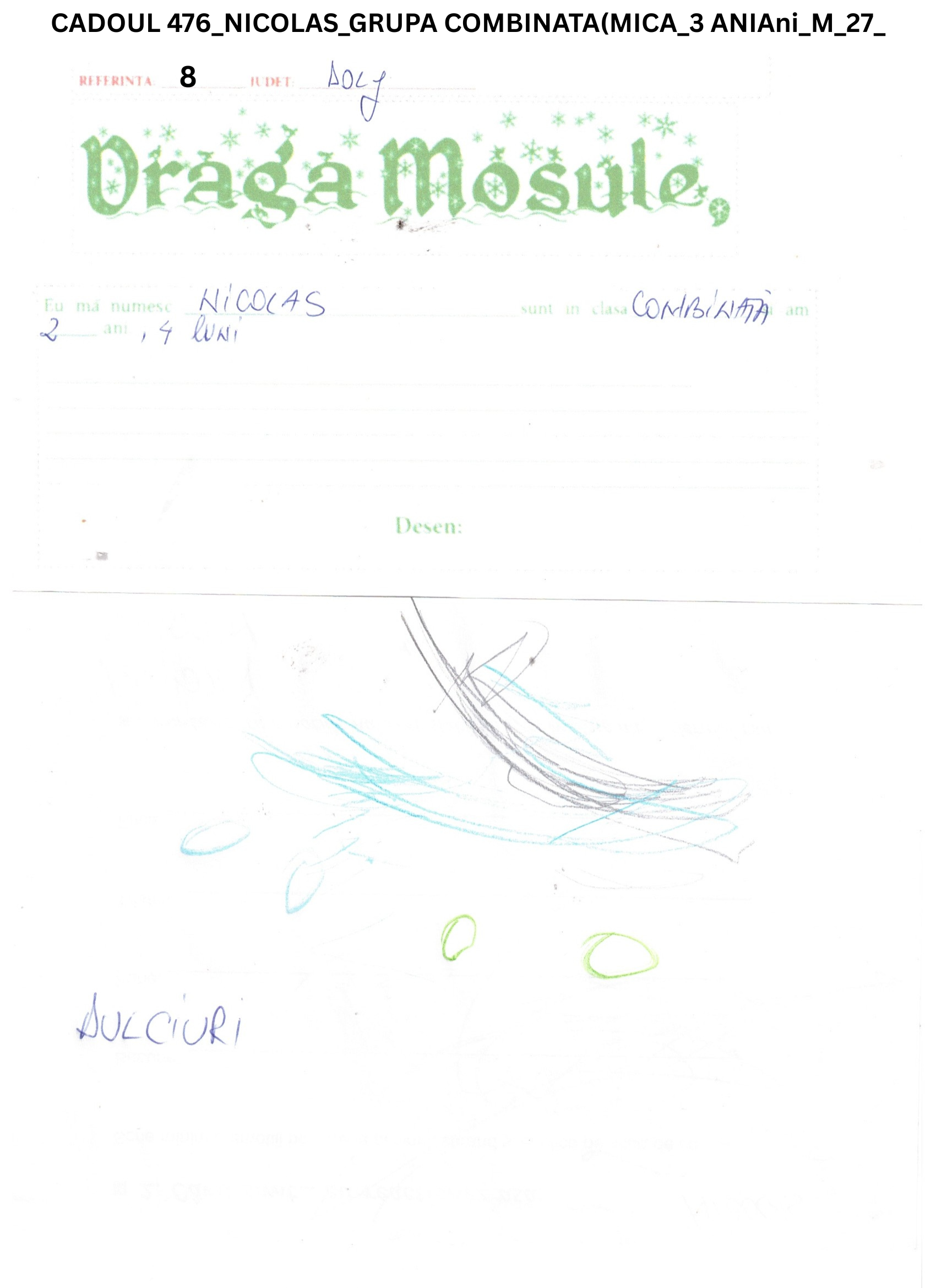 CADOUL 476_NICOLAS_GRUPA COMBINATA(MICA_3 ANIAni_M_27_