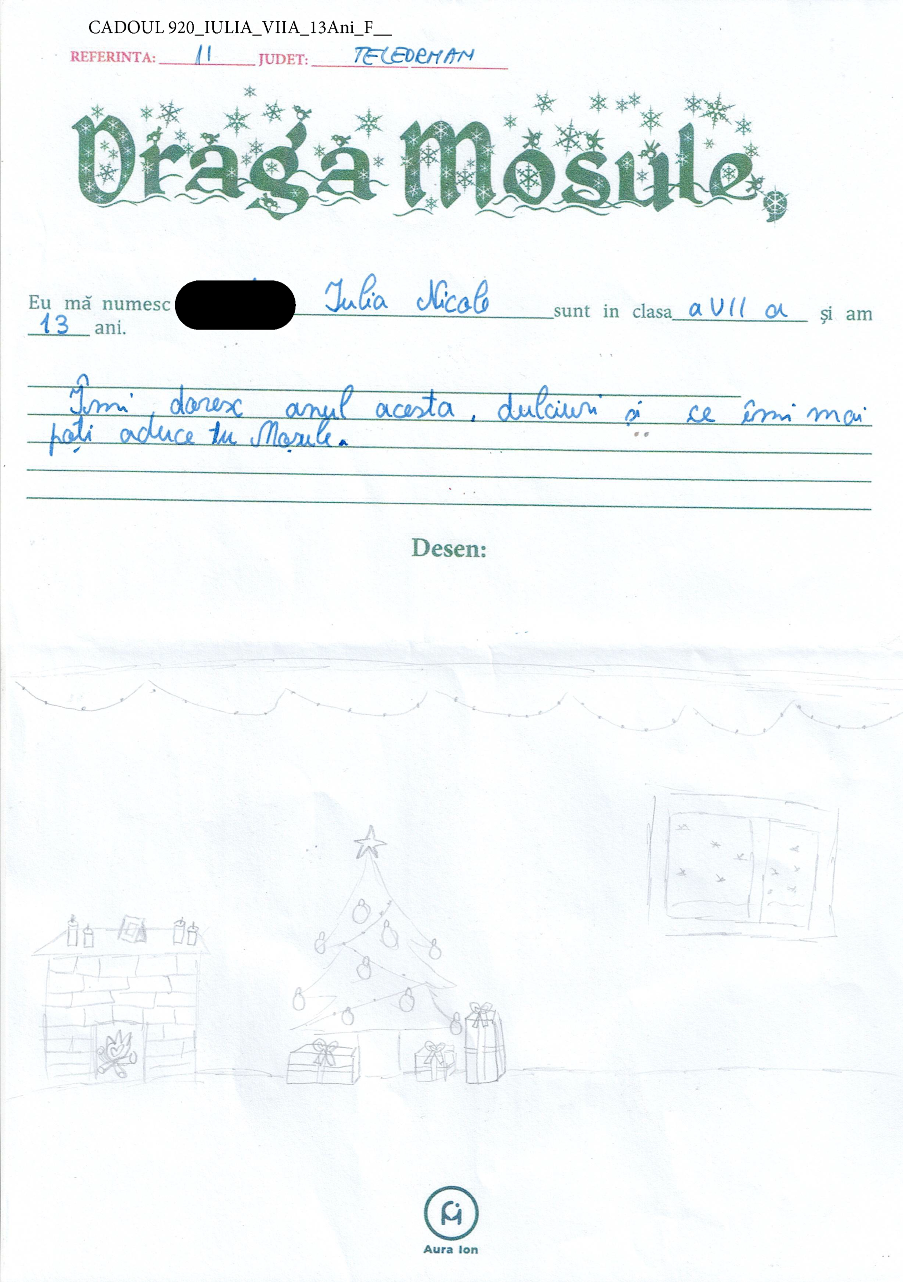 CADOUL 920_IULIA_VIIA_13Ani_F__