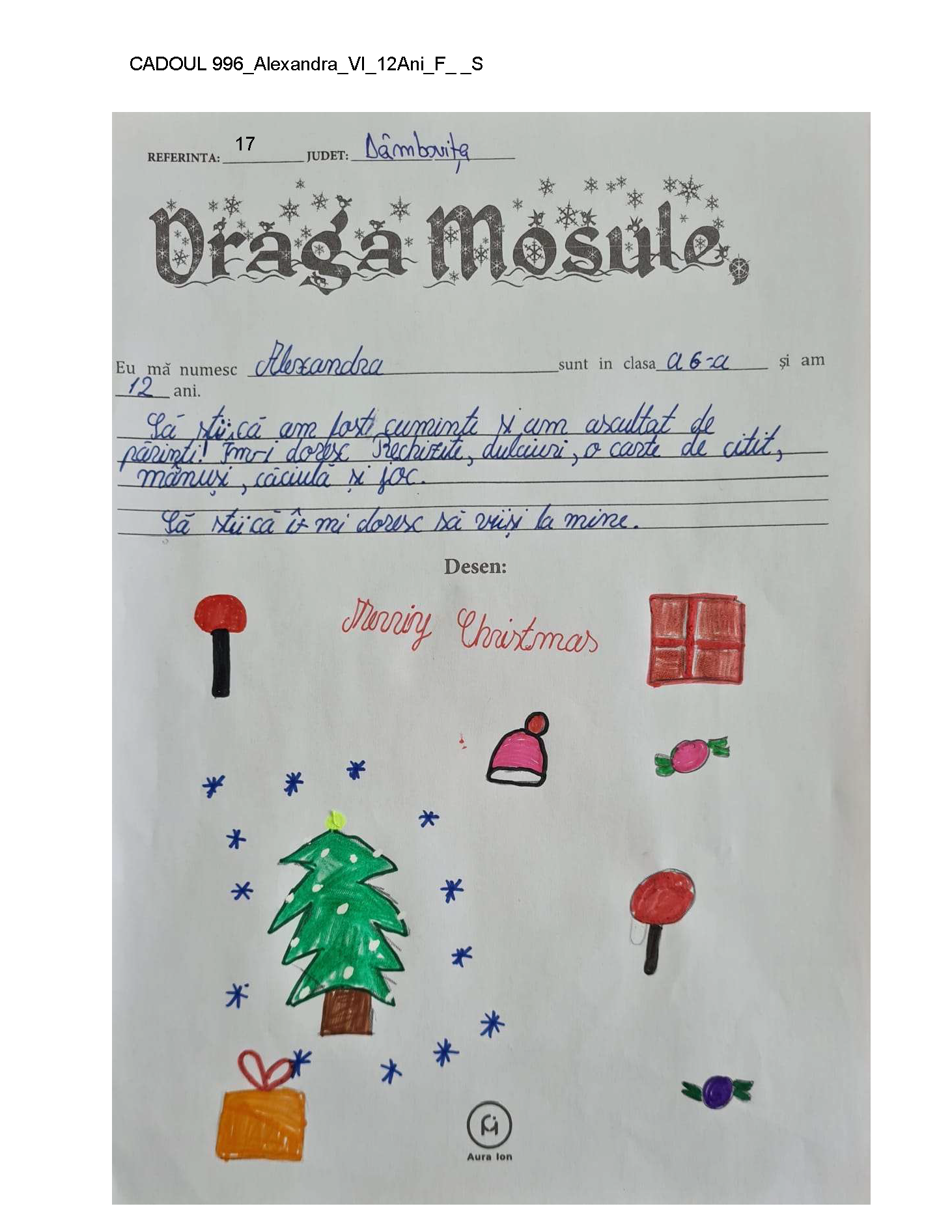 CADOUL 996_Alexandra_VI_12Ani_F_ _S