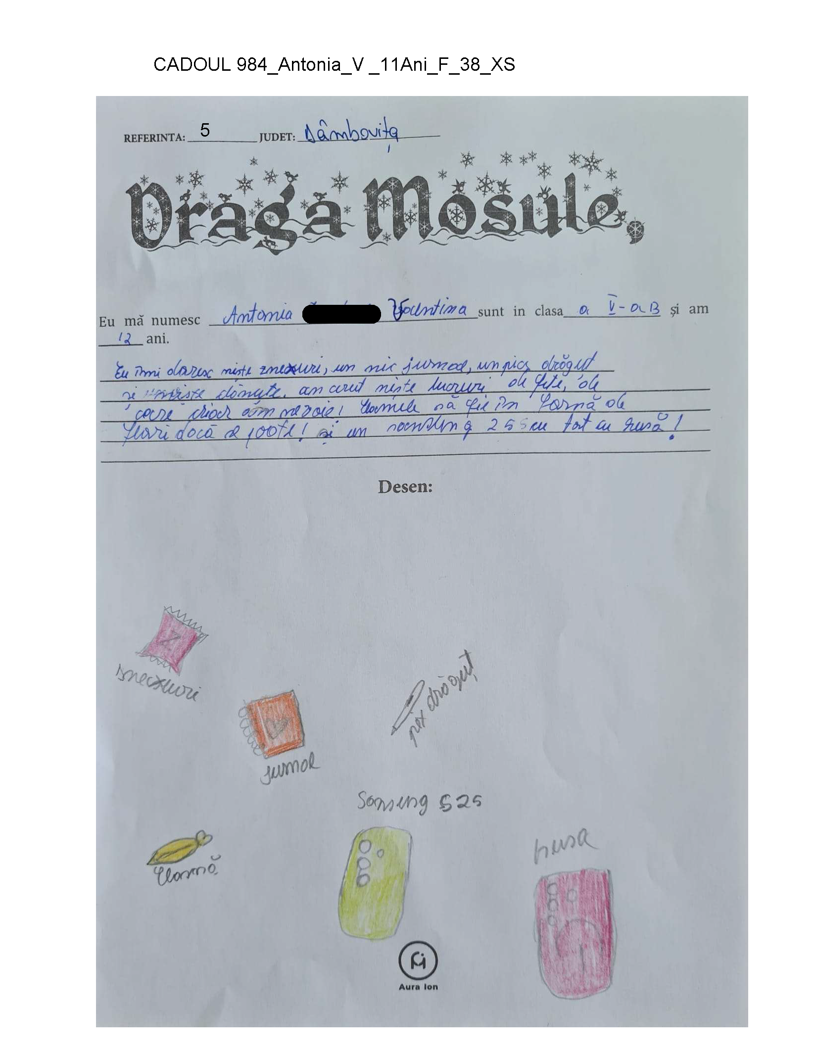 CADOUL 984_Antonia_V _11Ani_F_38_XS