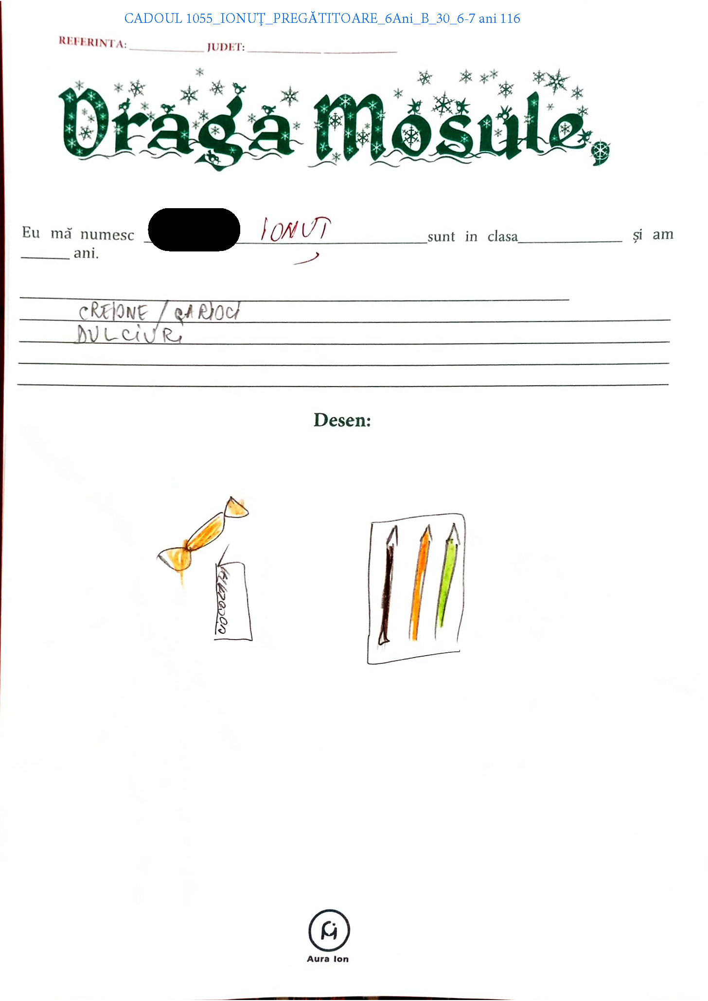 CADOUL 1055_IONUȚ_PREGĂTITOARE_6Ani_B_30_6-7 ani 116
