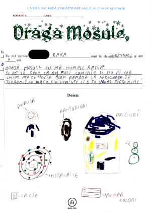 CADOUL 1067_RAISA_PREGĂTITOARE_6Ani_F_34_10 ani (60 kg. Grăsuță)