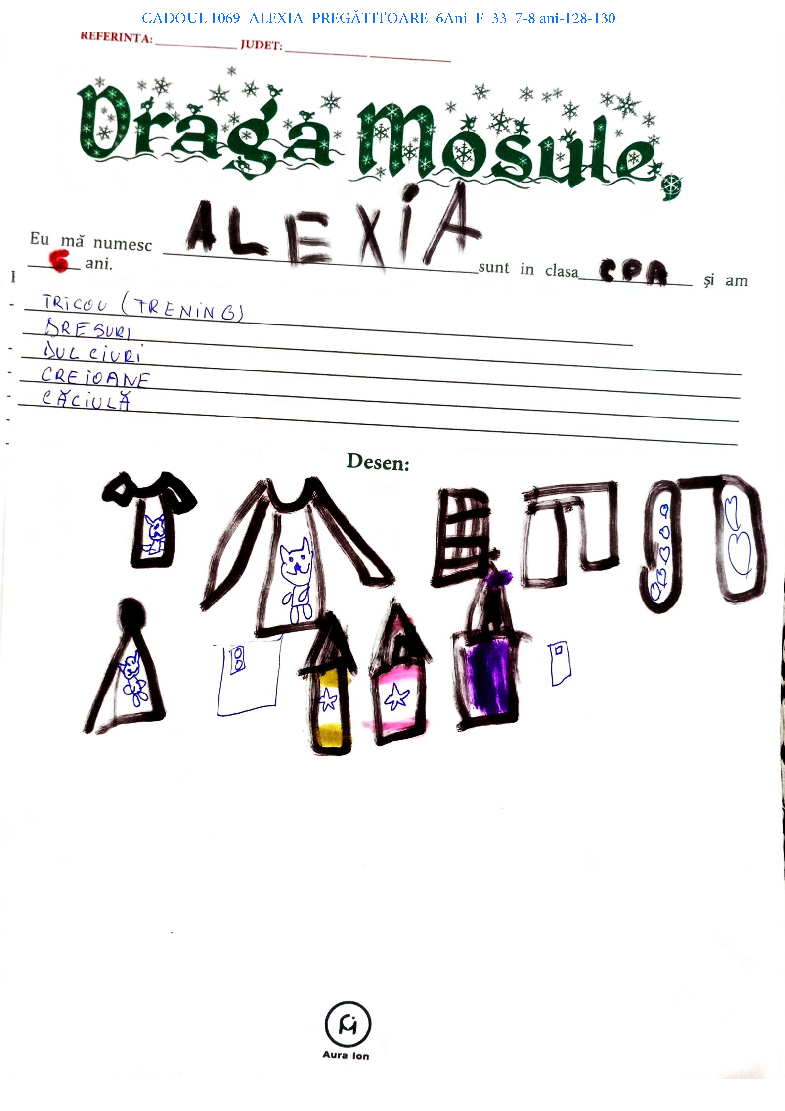 CADOUL 1069_ALEXIA_PREGĂTITOARE_6Ani_F_33_7-8 ani-128-130