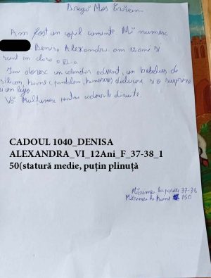 CADOUL 1040_DENISA ALEXANDRA_VI_12Ani_F_37-38_150(statură medie, puțin plinuță
